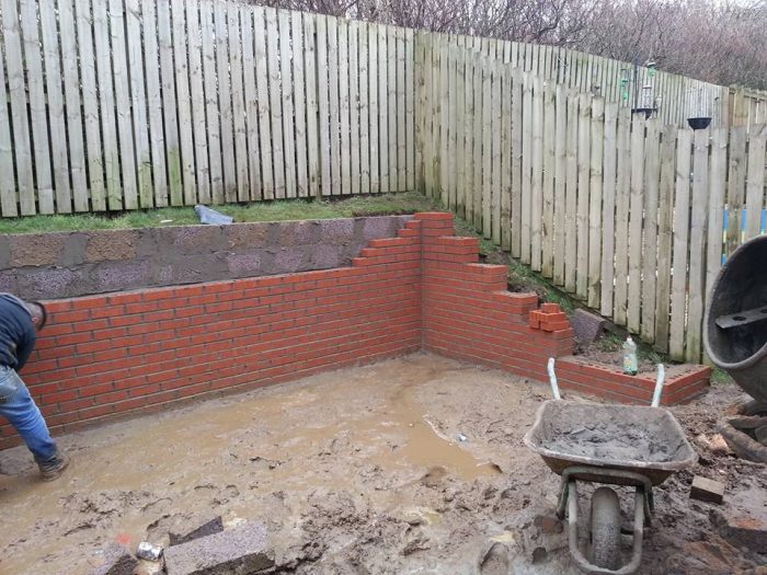 Hepburn Landscaping / garden walls glasgow / bricklayer glasgow / brick